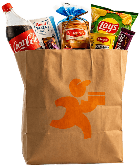 KasiMarket grocery delivery illustration
